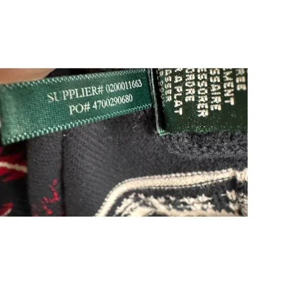 Lauren Ralph Lauren Southwestern Aztec‎ Navajo Knit Sweater – Cotton – Size L - Picture 7 of 9